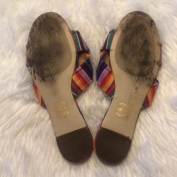 J. Crew Multicolor Striped Sandals - Picture 9 of 9